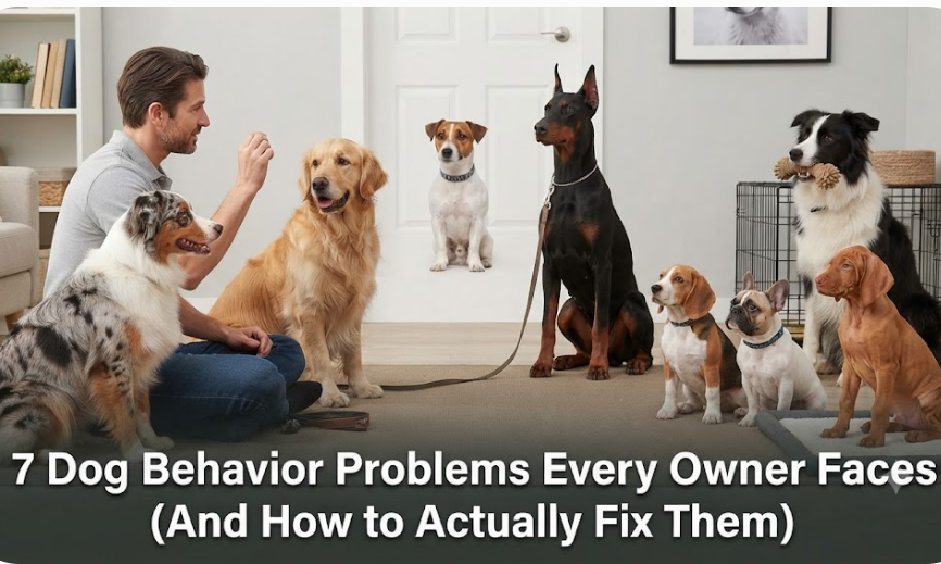 🐾 7 Dog Behavior Problems Every Owner Faces (And How to Actually Fix Them)